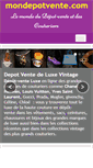 Mobile Screenshot of mondepotvente.com
